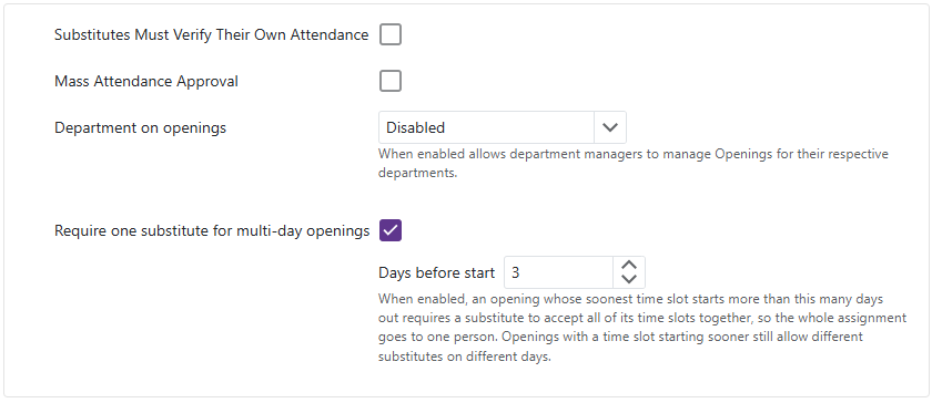 Manage Location Continuity Threshold