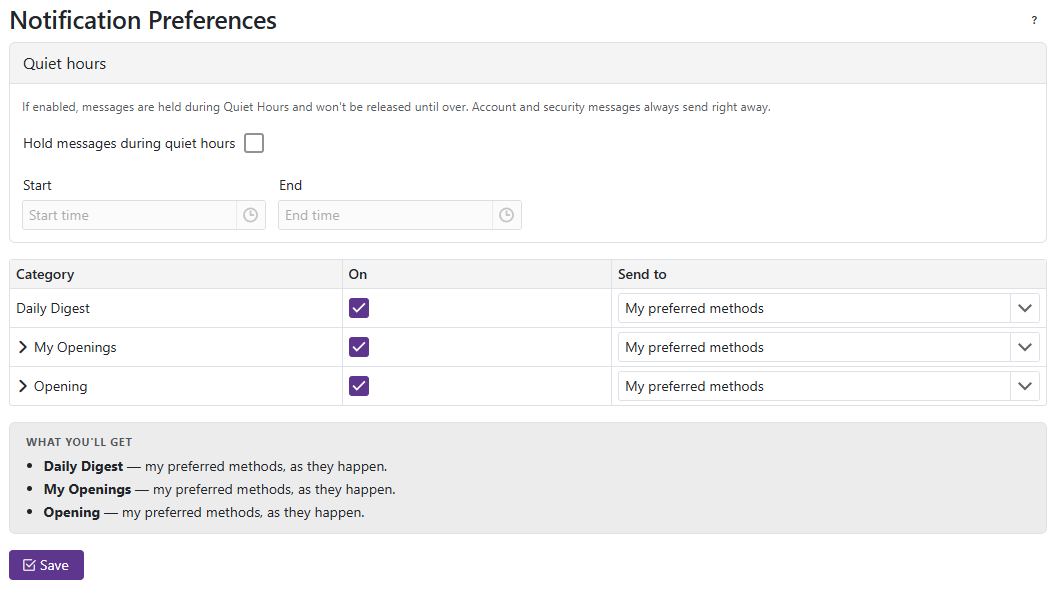 NotificationPreferences