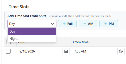 OpeningAddTimeSlotFromShift